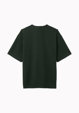 Kafael Men's Textured Short Sleeve Henley, Dark Sea - BM24940