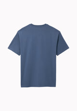 Tulian Men's Buffalo Graphic Tee, Vintage Indigo - BM24965