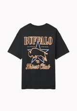 Tordan Men's Buffalo Neon Print Graphic Tee, Black - BM24967