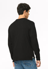 Kitchell Men's Ribbed Long Sleeve Top, Black - BM24973