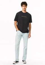 Trevano Men's Vintage Back Graphic Tee, Black - BM24978