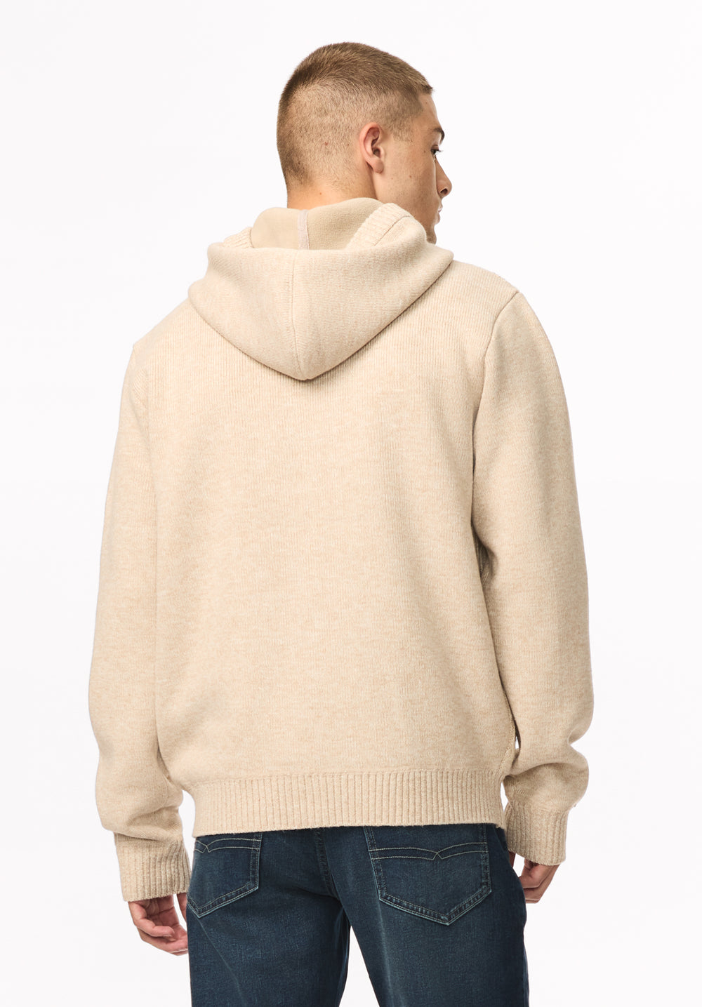 Writz Cable Knit Sweater Fleece Hoodie – Buffalo Jeans