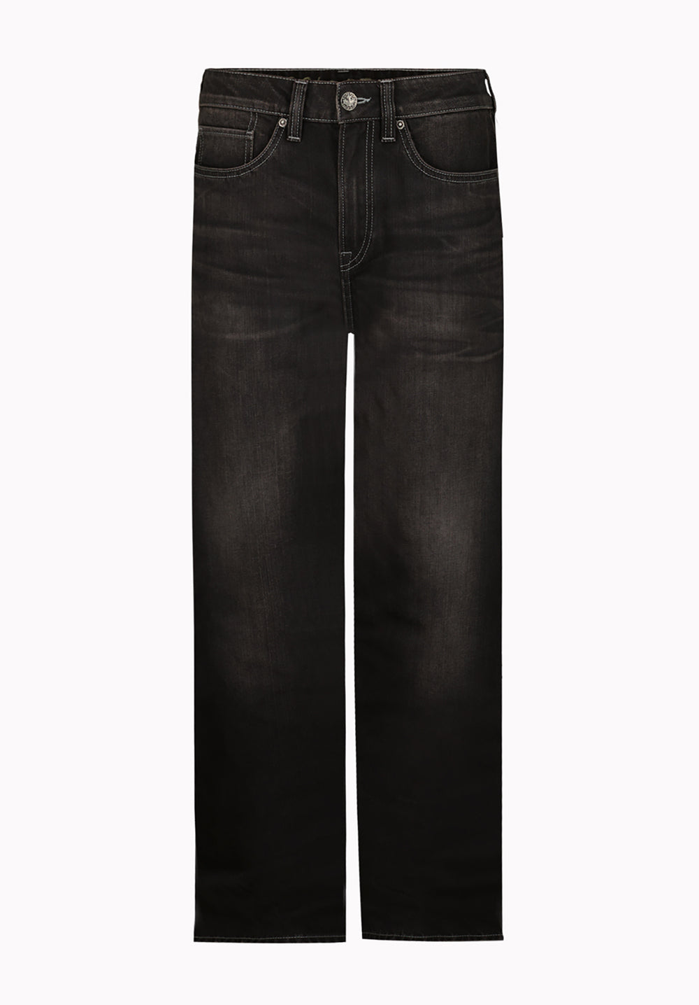黒檀 Matt Men's Loose Fit Jeans, Vintage Sanded – Buffalo Jeans