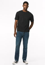 Six Men's Straight Freedom Flex Jeans, Whiskered - BM26018