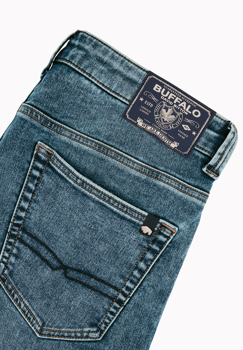 Ash Men's Slim Freedom Flex Jeans, Sanded and Vintage – Buffalo Jeans