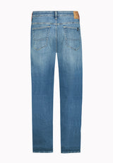 Six Men's Straight Jeans, Easy Blue - BM26229