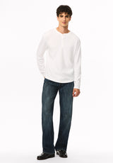 Matt Men's Loose Fit Jeans, Sanded and Veined - BM26294