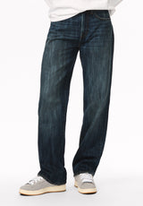 Matt Men's Loose Fit Jeans, Sanded and Veined - BM26294