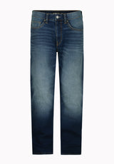 Six Men's Straight Jeans, Sanded And Worn - BPMD22040S