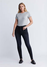 Skylar Women's High Rise Skinny Jeans, Faded Black - BL15664