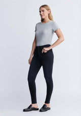Skylar Women's High Rise Skinny Jeans, Faded Black - BL15664