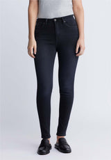 Skylar Women's High Rise Skinny Jeans, Faded Black - BL15664