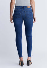 Alexa Women's Mid Rise Skinny Jeans, Mid Wash - BL15669