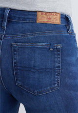 Alexa Women's Mid Rise Skinny Jeans, Mid Wash - BL15669