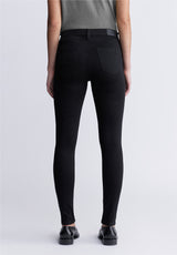 Alexa Women's Mid Rise Skinny Jeans, Forever Black - BL15672
