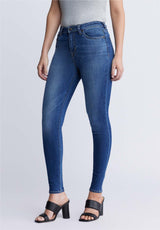High Rise Skinny Skylar Women's Jeans, Open blue - BL15675