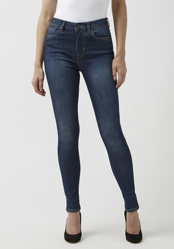 Dark blue discount skinny jeans womens
