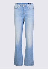 Buffalo David Bitton Mid Rise Bootcut Queen Women's Jeans in Vintage and Veined - BL15872 Color INDIGO