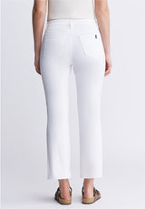 Buffalo David Bitton Kim Kick Crop Women's Jeans in White - BL15974 Color PURE WHITE