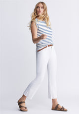 Buffalo David Bitton Kim Kick Crop Women's Jeans in White - BL15974 Color PURE WHITE
