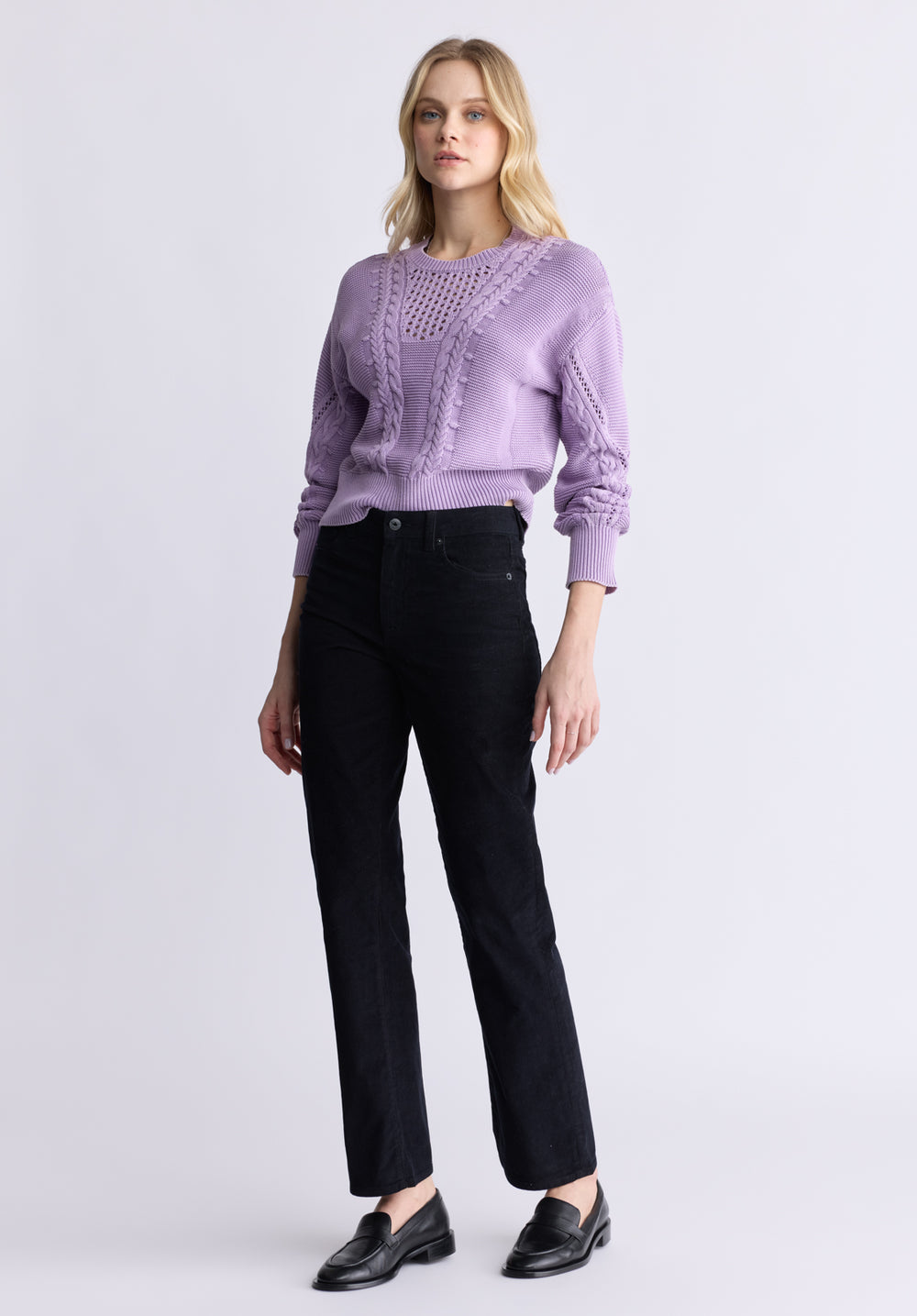 Mary Women's Mid Rise Straight Pants, Black – Buffalo Jeans