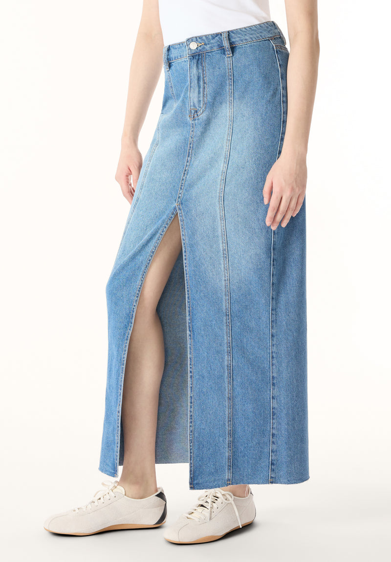 Sylvie Mid Waist Denim Maxi Skirt – Buffalo Jeans