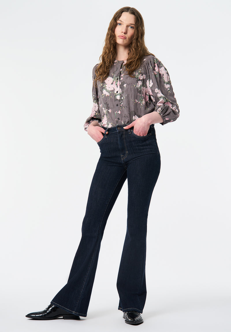 High Rise Flare Joplin Women's Jeans color INDIGO