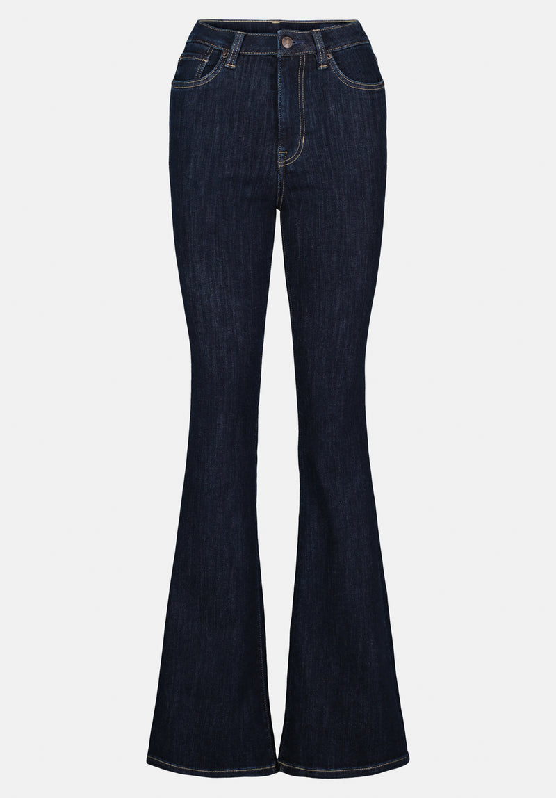 High Rise Flare Joplin Women's Jeans color INDIGO