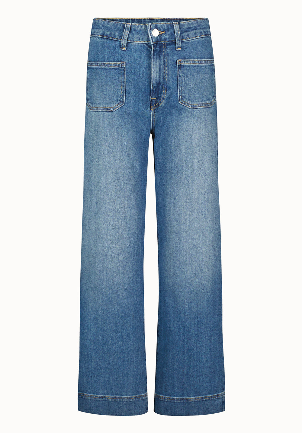 Addie Women's High Rise Wide Leg Jeans, Authentic Worn – Buffalo Jeans