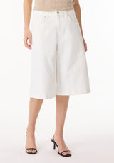 Jackie Women's Jorts, White - BL16074