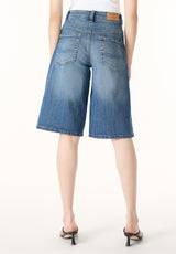 Jackie Women's Jorts, Authentic Indigo - BL16075