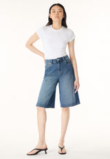 Jackie Women's Jorts, Authentic Indigo - BL16075