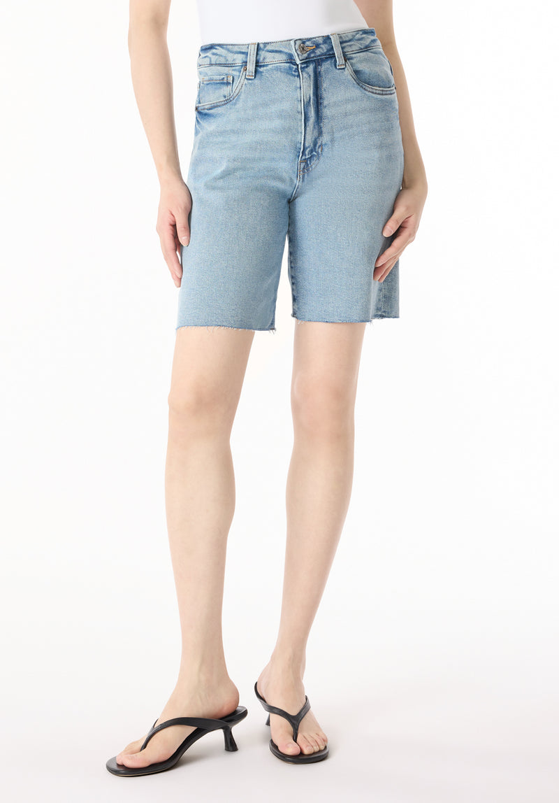 High Rise Women's Bermuda Bambi, Vintage Blue – Buffalo Jeans