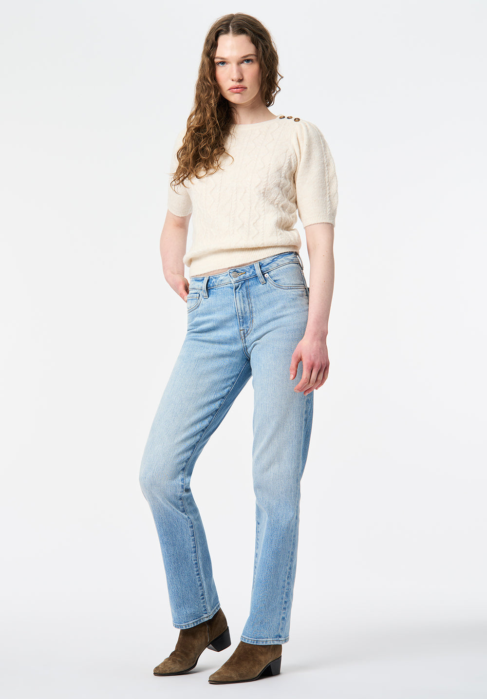 Mary Mid Rise Straight Jeans – Buffalo Jeans