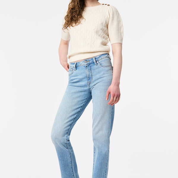 Mid Rise Straight Mary Women's Jeans, INDIGO – Buffalo Jeans