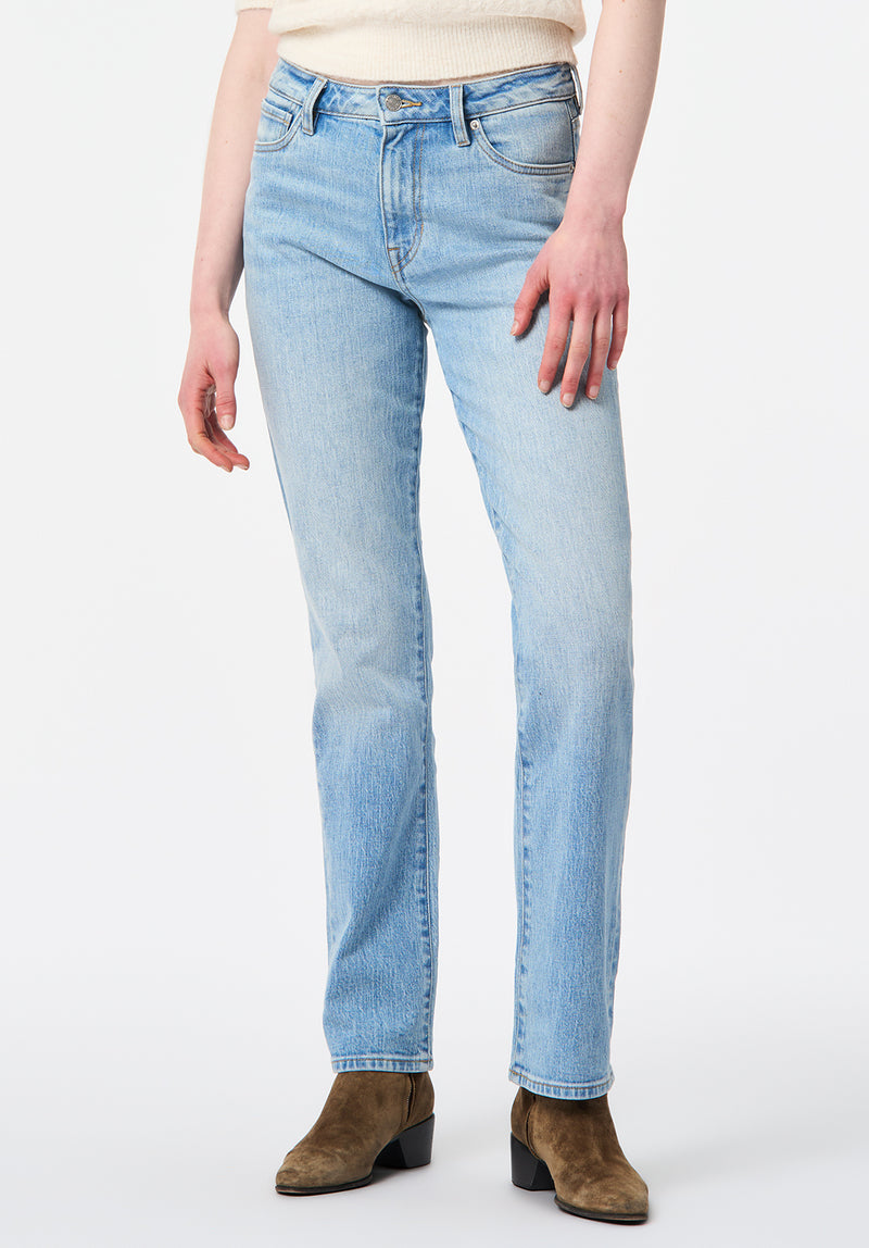 Mid Rise Straight Mary Women's Jeans color INDIGO