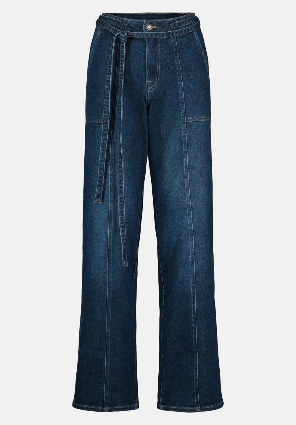 Addie Women's High Rise Wide Leg Jeans, Indigo Worn – Buffalo Jeans