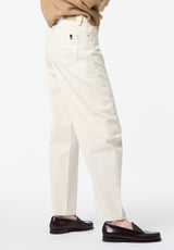 High Rise Barrel Barbara Women's Pants color ECRU