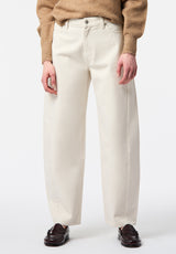 High Rise Barrel Barbara Women's Pants color ECRU