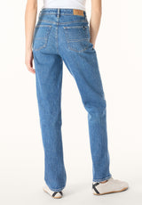 Buffalo Women Jeans Navy Denim Denim Pants Stretch 
