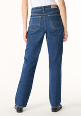 Buffalo Women Jeans Navy Denim Denim Pants Stretch 