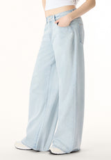 Buffalo Women Jeans Navy Denim Denim Pants Rigid 