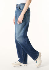 Buffalo Women Jeans Navy Denim Denim Pants Stretch 
