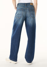 Buffalo Women Jeans Navy Denim Denim Pants Stretch 