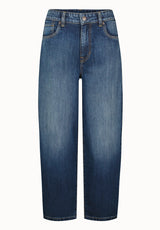 Buffalo Women Jeans Navy Denim Denim Pants Stretch 