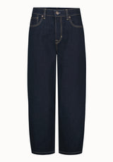 Buffalo Women Jeans Navy Denim Denim Pants Stretch 