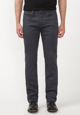 Straight Six Men's Twill Pants in Charcoal Gray - BM16083
