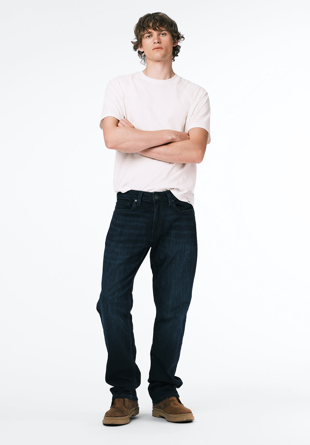 Driven Relaxed Straight Jeans Authentic Deep BM22137