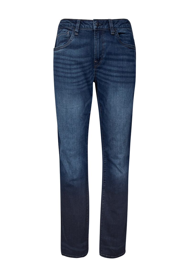Straight Six Men's Jeans in Authentic and Sanded Blue - BM22601