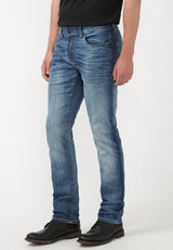 Slim Ash Men's Jeans in Authentic and Sanded Blue - BM22604